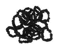 Outanaya 15pcs Elegant Black Hair Ties Women's Girls Headband Soft Elastic Bands for Hair Bun Fashion Accessories