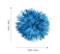 Outanaya 15pcs Sparkle Ball Cat Interactive Kitten Playthings Random Colors Pet Supplies for Indoor Exercise and Sensory Stimulation Random Color