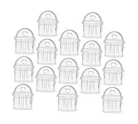Outanaya 15pcs Transparent USB Type-c Charging Port Dust Plugs Anti-dust Cap Protector for Phones Secure Fit Prevents Dirt and Liquid Damage