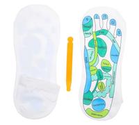 Outanaya 1Pair Elastic Household Massage Socks Printed Reflexology Socks for Couples Breathable and Comfortable Design for Foot Acupressure Relief