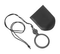 Outanaya 1set LED Handheld Reading Magnifier for Seniors with Neck Hanging Strap Portable Magnifying Glass for Books and Laptop Screen High Definition Lens for Nature Exploration and Beauty