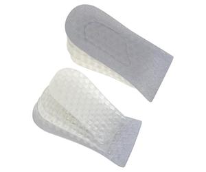 Outanaya 2 Pairs Height Increase Insole Invisible Heel Lift Silicone Cotton Shock-Absorbing Lightweight Insoles for Multiple People Annual Meetings Boots 5cm