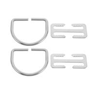 Outanaya 2 Sets Diving Weight Belt Retainer D-ring Buckle Quick Release Buckle Stainless Steel Secure Weight Stability Fit 51 Mm 2 Inch Webbing for Snorkeling and Diving