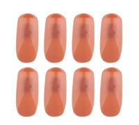 Outanaya 200pcs Nail Exercise Tips for Nail Art Beginners Water-resistant Plastic Fake Extensions 2 Bags of 100pcs Each Sturdy Artificial for Home Use and Art Practice