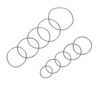 Outanaya 200Pcs Rubber Watch Sealing Rings 0.7Mm Thin Waterproof Gaskets for Watch Case Back Repair Tool Compatible with Maintenance