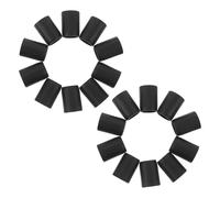 Outanaya 20pcs Hiking Stick Cane Pole Cover Breathable Plastic Quick Installation Walking Cane Handle Covers for Seniors Everyday Use Trekking Pole Tip Protectors