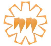 Outanaya 20pcs Pigeon Racing Door Bird Supply Plastic High Hardness Convenient for Raising Homing Pigeons Orange Suitable