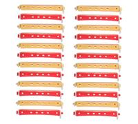 Outanaya 24Pcs Heatless Curling Rods Set DIY Hair Perm Rods for Charming Curls Versatile Home Salon Hair Tools for Bouncy Styles Even Heating Design for Safe Overnight Use