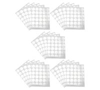 Outanaya 25 Sheets Eyelash Glue Holder Stickers 2.5Cm Round Aluminum Foil Lash Extension Glue Pallet Pads for Makeup Supplies and Lash Extension Adhesive Use