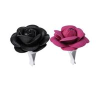 Outanaya 2pcs Car Air Freshener Vent Clips with Cute Flower Design, Pu Material, Providing Refreshing Scent and Ensuring Safety, for Car Interior Accessories and Dashboard Decor