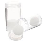 Outanaya 2pcs Coin Tubes 30mm Plastic Storage Holder for Collectors