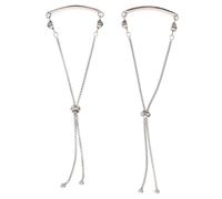 Outanaya 2pcs Engraved Stainless Steel Couple Bracelets with Adjustable Fit Birthstone Charm Wrist Chains for Women and Men Smooth Surface Bangles for Romantic Special Moments