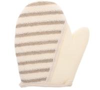 Outanaya 2pcs Flax Exfoliating Gloves for Body and Feet, Versatile Use Bathing Mitts for Gentle Dead Skin Removal, for Home and Bathhouse Scrubbing