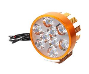 Outanaya 2pcs Motorcycle LED Spot Lights, off Road LED Light with Aluminum Alloy Material, Easy to Install and Remove, Enhance Nighttime Driving Safety on The Road