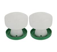 Outanaya 2pcs Parrot Automatic Plastic Water Feeder Pet Drinking Tool Prevents Pets from Biting Safe High-performance Plastic Suitable for Bird Raising Activities Bird Owners