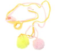 Outanaya 2pcs Plush Spring Cat Balls with Suction Cup for Indoor Cats Creative Scratch-resistant Balls to Stimulate Curiosity and Provide Interactive Fun