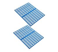 Outanaya 2pcs Rabbit Cage Mat with Nonslip Bottom Plastic Bunny Feet Pads Resting Mat for Small Animals Abs Material Foot Pad Cage Liner for Rabbit Bunny Guinea Pig and Hamster Accessories