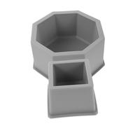 Outanaya 2pcs Silicone Planter Mold for Concrete and Cement Flower Pots Geometric Hexagon Amp Round Shapes DIY Succulent and Cactus Pot Mold for Indoor and Outdoor Garden Use