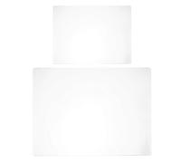 Outanaya 2pcs Soft Monoprinting Plate Gel Press Monoprinting Plate and Adults White Gel Material Convenient Color Transfer Versatile Use DIY Art Projects Artistic Printing Crafts