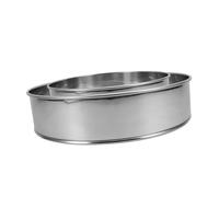 Outanaya 2pcs Stainless Steel Flour Sieve with Fine Mesh Strainers for Baking Kitchen Flour Sifter for Powdered Sugar Salt Portable Round Sieve for Home and Restaurant Use