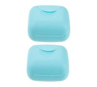 Outanaya 2pcs Storage Case Carrier Portable Plastic Reusable Case Protects from Dirt and Debris Outdoor Personal Item Organizer