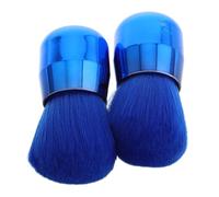 Outanaya 2pcs Travel Blush Brush Soft Makeup Brush for Cheeks Portable Blush for Women Royal Blusher for Fast Application