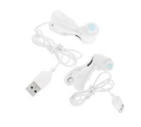 Outanaya 2pcs USB Touch Screen Clicker for Smartphones Smart Automatic Silent Tap with Adjustable Speeds Abs Material High-precision for Live Video Streaming Gaming Shopping White