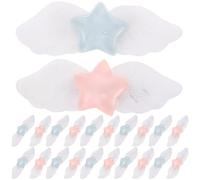 Outanaya 30pcs Decorative Hair Pins Hair Clips for Cute Clips for Cute Colored Wedding Wing Plume