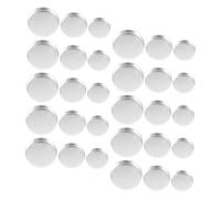 Outanaya 30pcs Round Eyeshadow Pans Palette Container for Makeup Empty Metal Case for Travel