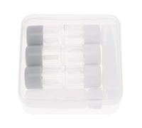 Outanaya 3pcs Lens Box Lens Holder Storage Holder Plastic Portable Protect Eye Lenses Travel Kit with Solution Bottle and Tweezers for Class and Trip Use