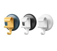 Outanaya 3pcs No-Drill Bathroom Wall Storage Bracket Basin Rack Towel Holder Set, Suction Cup Washstand Organizer Hanger for Washbasin, Toilet, and Shower Storage