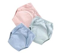 Outanaya 3pcs Potty Training Pants, 4 Layer Breathable Cotton and TPU Waterproof Reusable Underwear, Easy to Take Care, for Photograph and Occasions Random Color