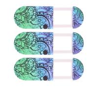 Outanaya 3pcs Sliders Laptop Slide Privacy Covers Anti-hacking Convenient Abs Material Chic Design Practical Protective Covers for Computer Devices