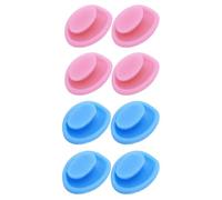 Outanaya 4 Pairs Silicone Nose Protector for Glasses Glasses Nose Pads Replacement Anti Slip Oval Candy Colour Soft Cushions Good Toughness for Eyewear Accessories