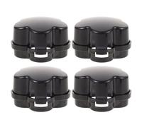 Outanaya 4 Pieces Dark Blue Gas Stove Knob Covers Proof Safety Guards Gas Burner Switch Protectors Anti-Oil Dust Kitchen Safety for Home Use