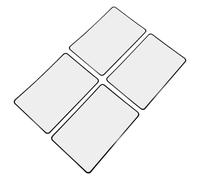 Outanaya 4pcs 3x Magnifying Lens Set, Portable Cards Sized Fresnel Reading Magnifier Sheets, Thin Pvc Page Magnifiers for Reading Newspapers Books Maps, Visual Aid for Seniors