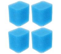 Outanaya 4pcs Aquarium Filter Replacement Sponge Pads, Pre-filter Sponges Set for Fish Tank Debris Removal, Biological Foam Aquarium Filter Media Compatible with Freshwater and Saltwater