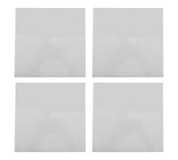 Outanaya 4pcs Heat Resistant Silicone Sheet Mat 7.9x1/16 Inch for Workbench and Baking Trays, Non-slip, Cushioning, and Anti-vibration Silicone Pad for Kitchen and Industrial Use