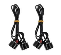 Outanaya 4pcs High Brightness Green Eagle-eye LED Light Motorcycle Running Light Waterproof Aluminum Alloy for Car and Motorcycle