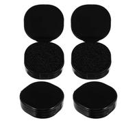Outanaya 4pcs Makeup Brush Cleaning Box Cleaning Brush Box Plastic round Design Remove Cosmetics for Female Friends Home Travel