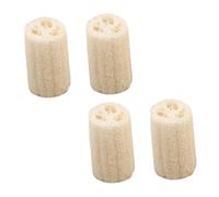 Outanaya 4pcs Natural Loofah Bath Scrubber Body Wipes for Gentle Exfoliation Muscle Relaxation and Skin Elasticity Improvement Suitable for Shower and Spa Use