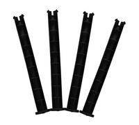 Outanaya 4pcs Outdoor Plastic Trash Can Latches for 120l Wheelie Bin, Universal Trash Bin Lid Locking Pins, Garbage Can Lock Accessories for Waste Management