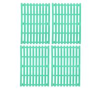 Outanaya 4pcs Plastic Rabbit Cage Mats with Wear-resistance and Secure Attachment Features, High Toughness Plastic Feet Pads for Cats, Dogs, and Small Animals, for Rabbit and Small Pet