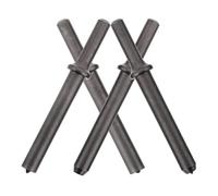 Outanaya 4pcs Pneumatic Air Hammer Bits Pneumatic Smoothing Bit Steel Rivet Setting Tool High Efficiency Portable Convenience for Metalworking Riveting Work