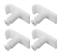 Outanaya 4pcs Replacement Tip Accessory Walker Ski Glides Parts Non-Skid Plastic Gliders Prevent Sinking into Mud Or Snow Fits 1" to 1/8" Tube Diameter Trekking and Hiking for Elderly