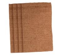 Outanaya 4pcs Reusable Coconut Fiber Nesting Pads Soft Comfortable Natural Coir Mats for Chicken Coop and Small Pet Nesting Box Egg Laying Liners to Boost Hatching Success and Enhance
