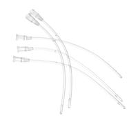 Outanaya 5Pcs Bird Feeding Hose for Young Parrots and Small Parakeets, Soft Round-Tip Side Water Outlet, Hand-Feeding Tool for Newborn Birds and Liquid