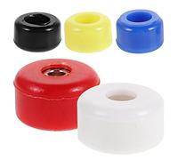 Outanaya 5Pcs Fingerboard Wheels with Bearings High-Speed Multifunctional Finger Skateboard Replacement Rollers Sturdy Fingerboard Repairing Parts for Mini Skateboard Accessories and