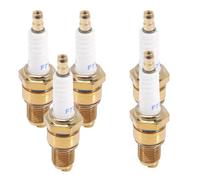 Outanaya 5pcs Generator Spark Plugs Lawnmower Spark Plugs for Tractor Carbon Steel Simple Structure Design Professional Design Excellent Ignition Performance Firm Connection