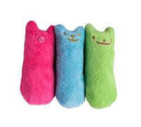 Outanaya 5pcs Plush Cat Chew with Catnip, Lightweight Cartoon Pillow Design for Interactive Pet Play and Relaxing for Cats and Dogs Random Color